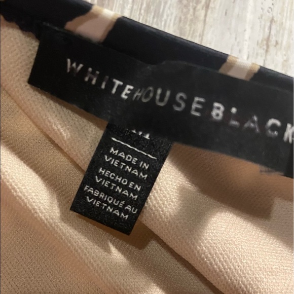 White House Black Market Zebra Print One Piece Swimsuit Sz Medium - Picture 6 of 9